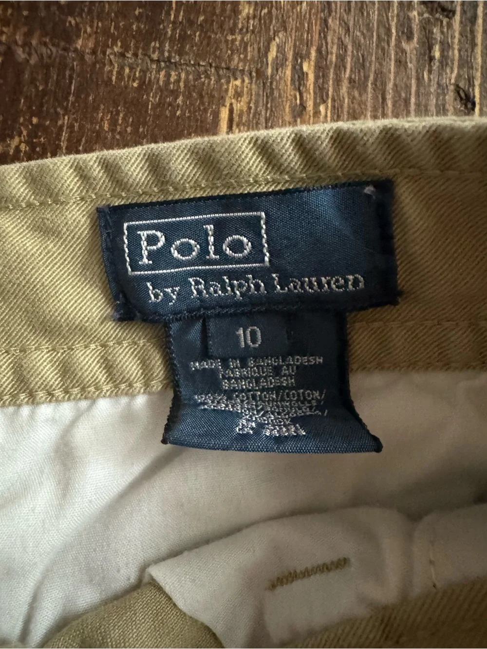 Ralph Lauren Boys' Tan Cargo Shorts